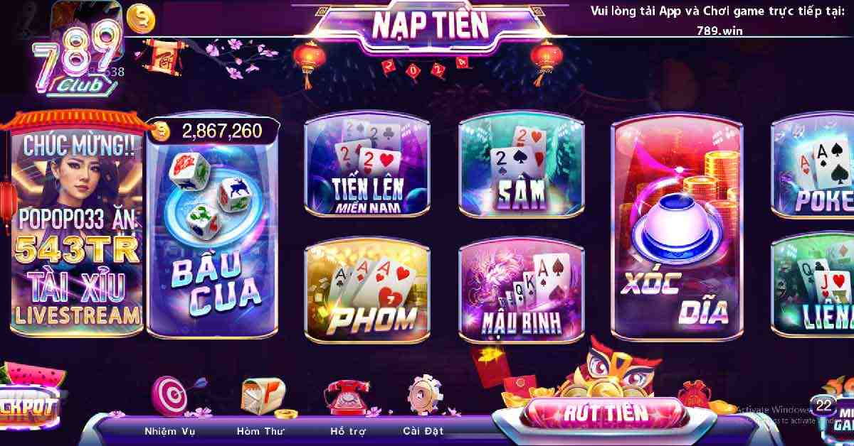 Game Bài Đổi Thưởng 789club - 789club site